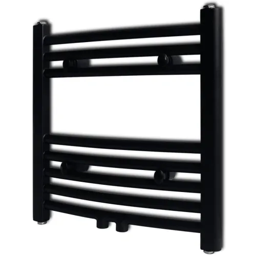 Crni kupaonski radijator za centralno grijanje zaobljeni 480 x 480 mm - Crna 480 x 480 mm 1 Zakrivljeni Cijena