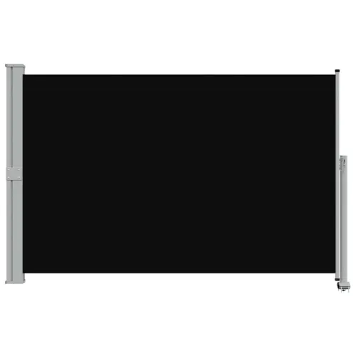 Uvlačiva bočna tenda za terasu 160 x 300 cm crna - Crna 160 x 300 cm Cijena