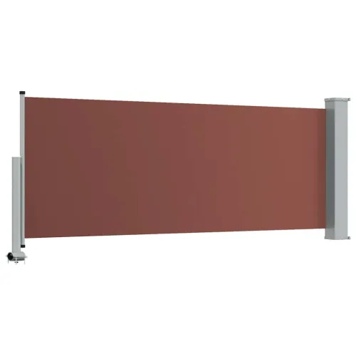 Uvlačiva bočna tenda za terasu 100 x 300 cm smeđa - Smeđa 100 x 300 cm Cijena