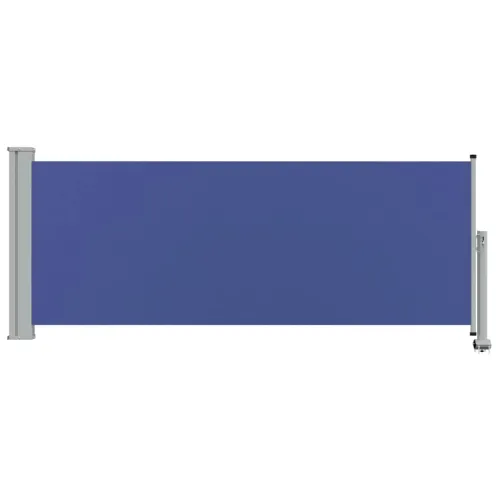 Uvlačiva bočna tenda za terasu 100 x 300 cm plava - Plava 100 x 300 cm Cijena