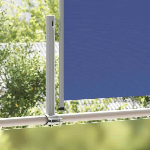 Uvlačiva bočna tenda za terasu 100 x 300 cm plava - Plava 100 x 300 cm Cijena