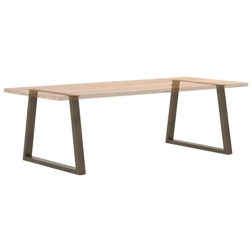 Noge za blagovaonski stol V-oblik 2 kom Prirodni čelik 100 x (72-73,3) cm Čelik - Prirodna 100 x (72-73.3) cm 2 1 Cijena