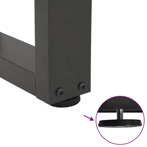 Noge za klub stolić V-oblika 2 kom antracit 70 x (30-31,3) cm čelik - Antracit 70 x (30-31.3) cm 2 1 Cijena