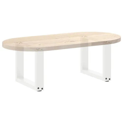 Noge za klub stolić U-oblik 2 kom Bijele 40 x (30-31) cm Čelik - Bijela 40 x (30-31) cm 2 Cijena
