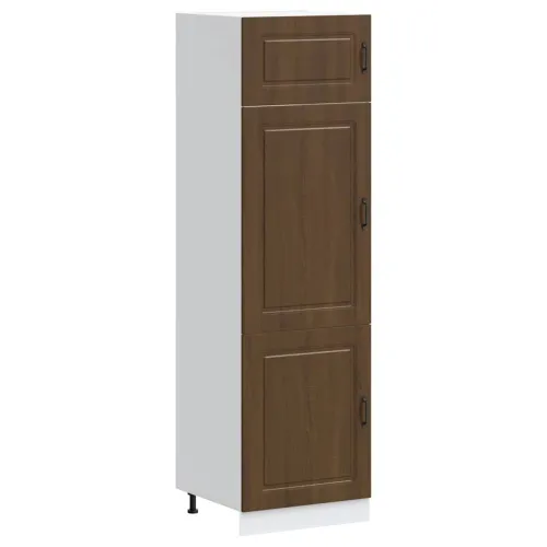 Kuhinjski ormarić Kalmar boja hrasta konstruirano drvo - Smeđi hrast 1 1x ormarić 60 cm širok 207 cm visok 1 Cijena