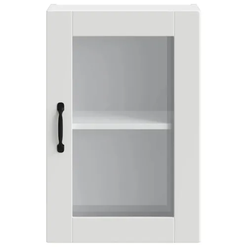 Kuhinjski zidni ormarić sa staklenim vratima Porto bijeli - Bijela 1 1x zidni stakleni ormarić (1 vrata) 40 cm širok 60 cm visok Cijena