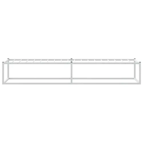 Okvir kreveta bez madraca Bijeli 100x200 cm Metalni - Bijela 100 x 200 cm Cijena