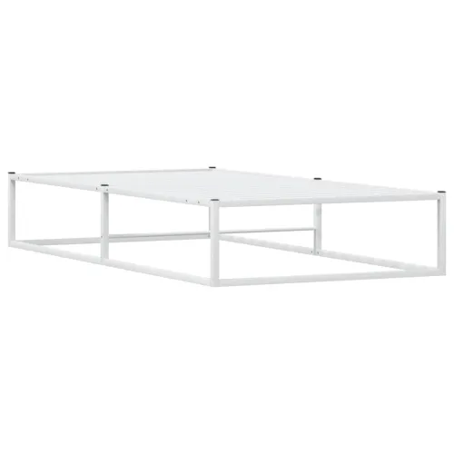 Okvir kreveta bez madraca Bijeli 100x200 cm Metalni - Bijela 100 x 200 cm Cijena