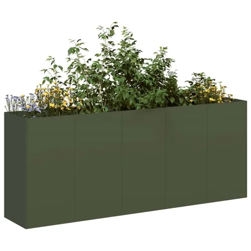 Sadilica maslinastozelena 200x40x80 cm hladno valjani čelik - Maslinovo zelena 200 x 40 x 80 cm 1 Maslinovo zelena Cijena