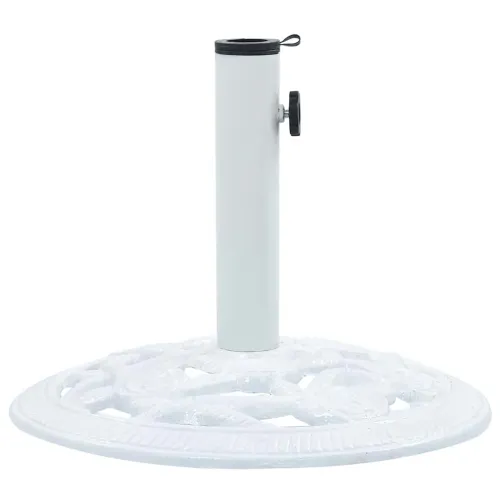 Stalak za suncobran bijeli 9 kg 40 cm od lijevanog željeza - Bijela 40 x 40 x 32 cm Cijena