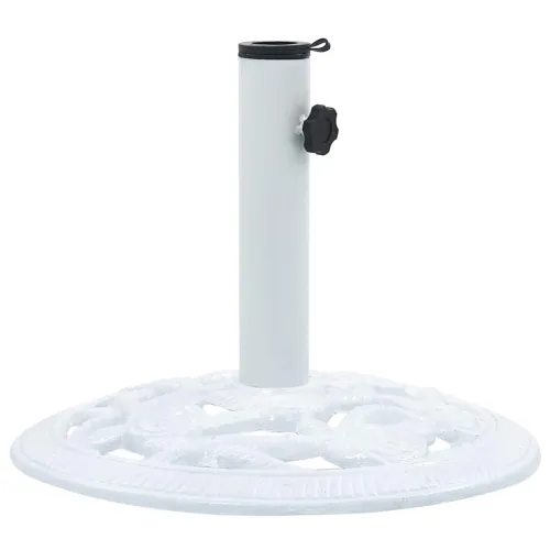 Stalak za suncobran bijeli 9 kg 40 cm od lijevanog željeza - Bijela 40 x 40 x 32 cm Cijena