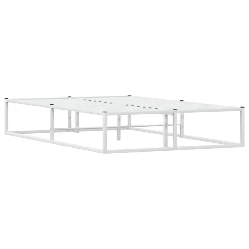Okvir kreveta bez madraca Bijeli 120x200 cm Metalni - Bijela 120 x 200 cm Cijena