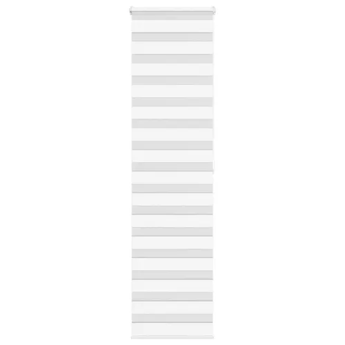 Zebraste zavjese - Zavjesa zebra 60x200 cm širina tkanine 55,9 cm poliester - Bijela 60 x 200 cm Cijena