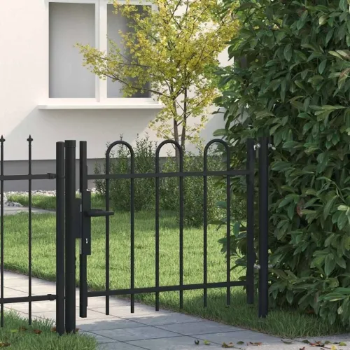 Jednokrilna vrata za ogradu BOXTEL s obručem na vrhu 100 x 75 cm - 100 x 75 cm Cijena