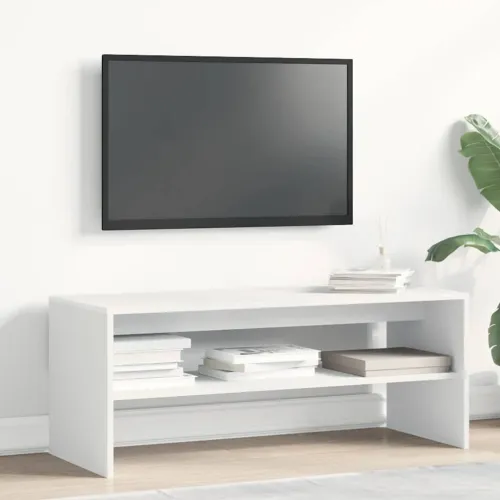 TV ormarić od iverice bijeli 100 x 40 x 40 cm - Bijela 100 x 40 x 40 cm 1 Cijena