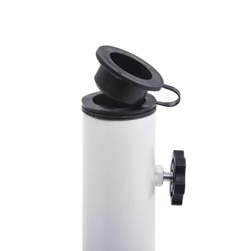 Stalak za suncobran bijeli 12 kg 48 cm od lijevanog željeza - Bijela 48 x 48 x 33 cm Cijena