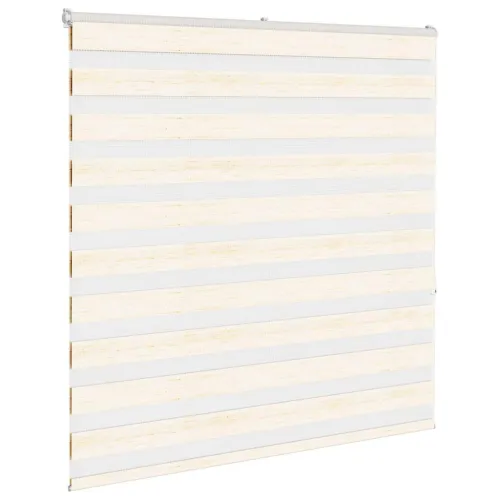 Zebraste zavjese - Zavjesa zebra 145x150 cm širina tkanine 140,9 cm poliester - Mramorna bež 145 x 150 cm Cijena