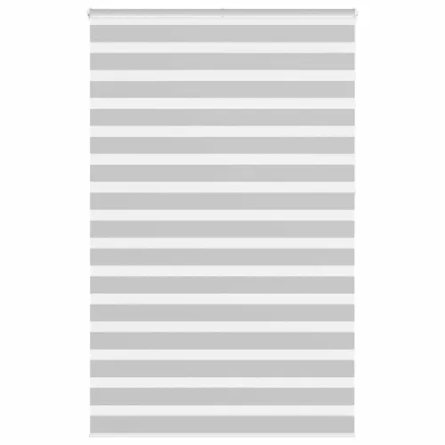 Zebraste zavjese - Zavjesa zebra 140x230 cm širina tkanine 135,9 cm poliester - Svjetlosiva 140 x 230 cm Cijena