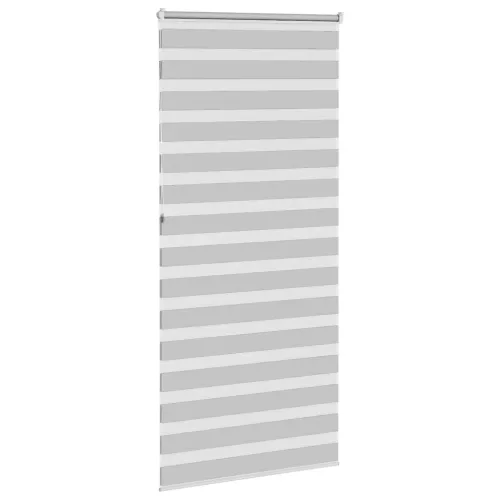 Zebraste zavjese - Zavjesa zebra 100x230 cm širina tkanine 95,9 cm poliester - Svjetlosiva 100 x 230 cm Cijena