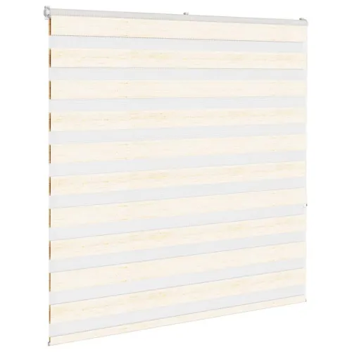 Zebraste zavjese - Zavjesa zebra 150x150 cm širina tkanine 145,9 cm poliester - Mramorna bež 150 x 150 cm Cijena