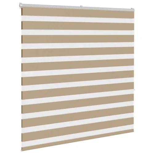 Zebraste zavjese - Zavjesa zebra 150x150 cm širina tkanine 145,9 cm poliester - Pješčanosmeđa 150 x 150 cm Cijena