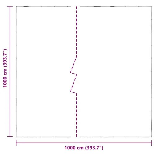 Prozirna cerada s ušicama 10x10 m polietilen - 10 x 10 m Cijena