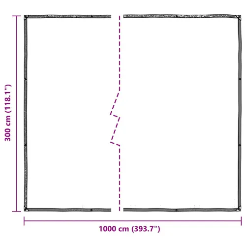 Prozirna cerada s ušicama 3x10 m polietilen - 3 x 10 m 1 Cijena