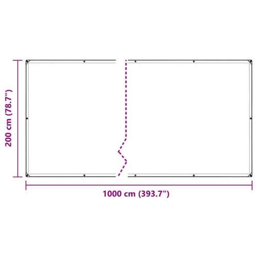 Prozirna cerada s ušicama 2x10 m PVC - 2 x 10 m 1 Cijena