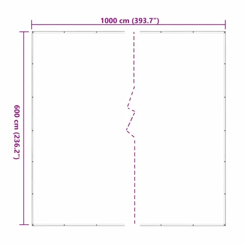 Prozirna cerada s ušicama 6x10 m polietilen - 6 x 10 m Cijena
