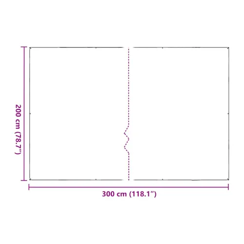 Prozirna cerada s ušicama 2x3 m PVC - 2 x 3 m 1 Cijena