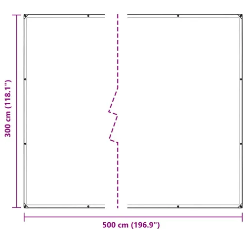 Prozirna cerada s ušicama 3x5 m polietilen - 3 x 5 m Cijena