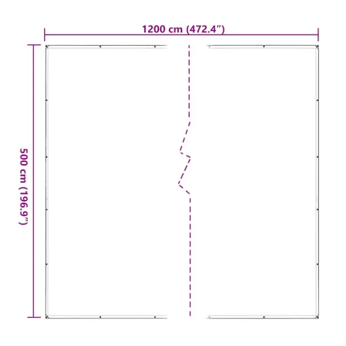 Prozirna cerada s ušicama 5x12 m polietilen - 5 x 12 m Cijena