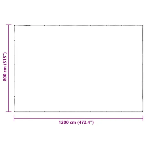 Prozirna cerada s ušicama 8x12 m polietilen - 8 x 12 m Cijena