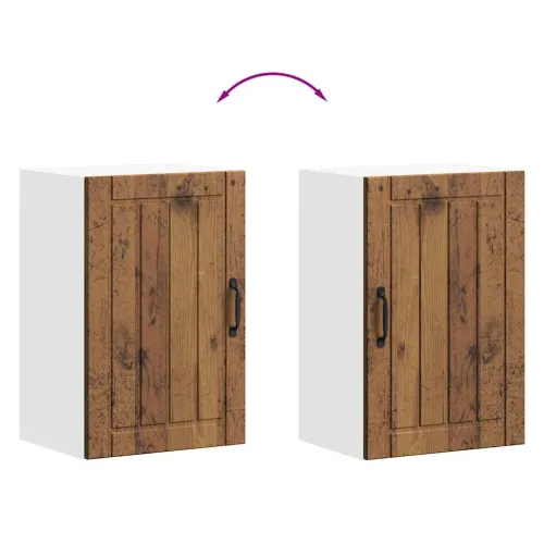Kuhinjski zidni ormarić Lucca boja drva konstruirano drvo - Staro drvo 1 1x zidni ormarić (1 vrata) 40 cm širok 60 cm visok 1 Cijena