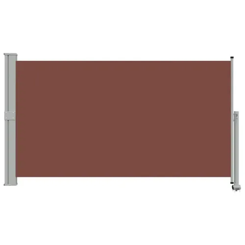 Uvlačiva bočna tenda za terasu 140 x 300 cm smeđa - Smeđa 140 x 300 cm Cijena
