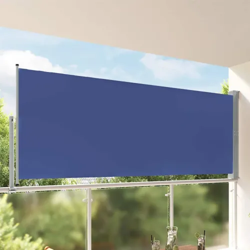 Uvlačiva bočna tenda za terasu 140 x 300 cm plava - Plava 140 x 300 cm Cijena