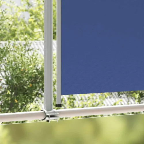 Uvlačiva bočna tenda za terasu 140 x 300 cm plava - Plava 140 x 300 cm Cijena