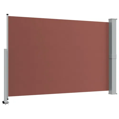 Uvlačiva bočna tenda za terasu 160 x 300 cm smeđa - Smeđa 160 x 300 cm Cijena