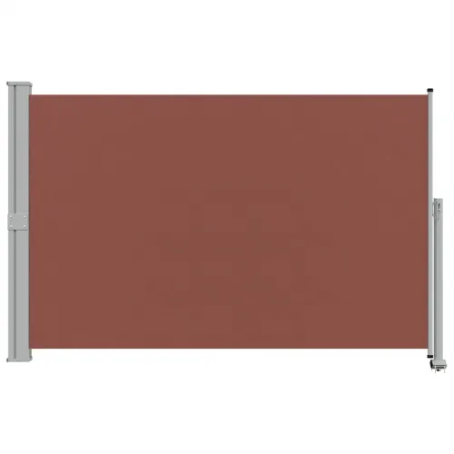 Uvlačiva bočna tenda za terasu 160 x 300 cm smeđa - Smeđa 160 x 300 cm Cijena