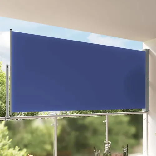 Uvlačiva bočna tenda za terasu 160 x 300 cm plava - Plava 160 x 300 cm Cijena