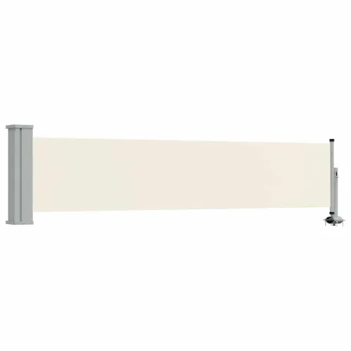Uvlačiva bočna tenda za terasu 60 x 300 cm krem - Krema 60 x 300 cm Cijena