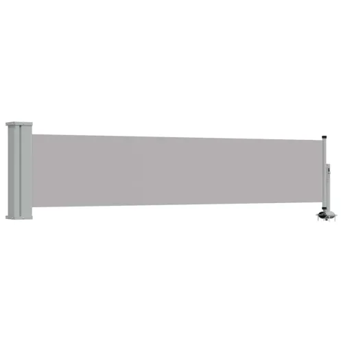 Uvlačiva bočna tenda za terasu 60 x 300 cm siva - Siva 60 x 300 cm Cijena