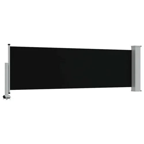 Uvlačiva bočna tenda za terasu 80 x 300 cm crna - Crna 80 x 300 cm Cijena