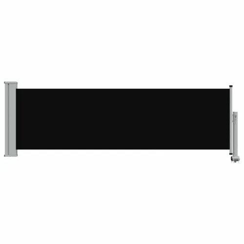 Uvlačiva bočna tenda za terasu 80 x 300 cm crna - Crna 80 x 300 cm Cijena