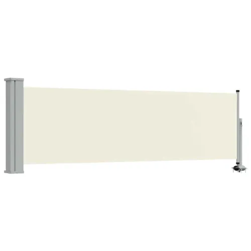 Uvlačiva bočna tenda za terasu 80 x 300 cm krem - Krema 80 x 300 cm Cijena