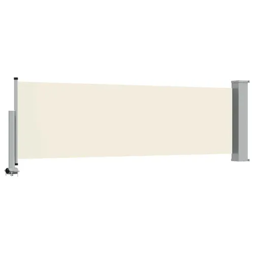 Uvlačiva bočna tenda za terasu 80 x 300 cm krem - Krema 80 x 300 cm Cijena