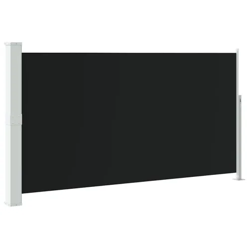 Uvlačiva bočna tenda za terasu 170 x 300 cm crna - Crna 170 x 300 cm Cijena