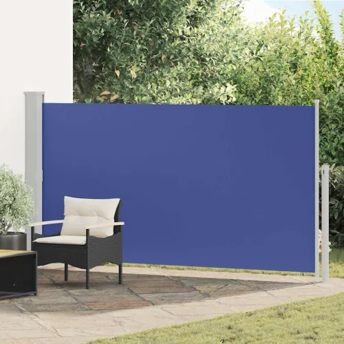 Uvlačiva bočna tenda za terasu 170 x 300 cm plava - Plava 170 x 300 cm Cijena
