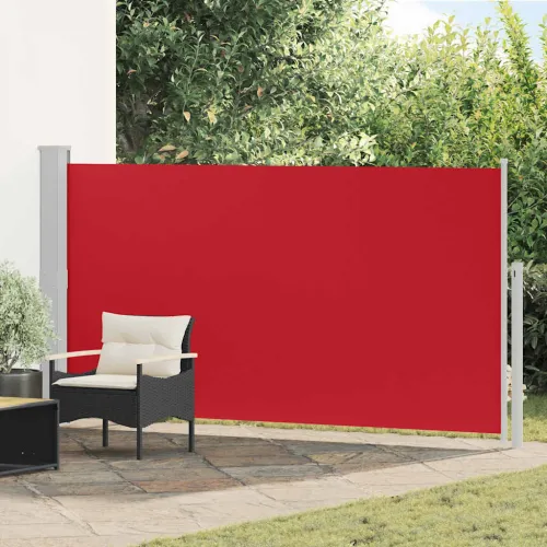 Uvlačiva bočna tenda za terasu 170 x 300 cm crvena - Crvena 170 x 300 cm Cijena
