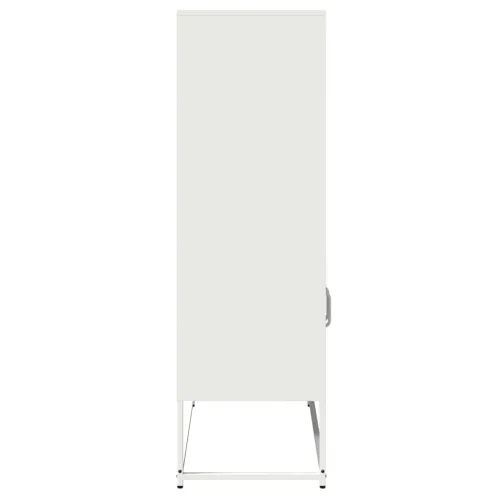 Visoka ploča bijela 68x39x123 cm čelik - Bijela 1 Cijena